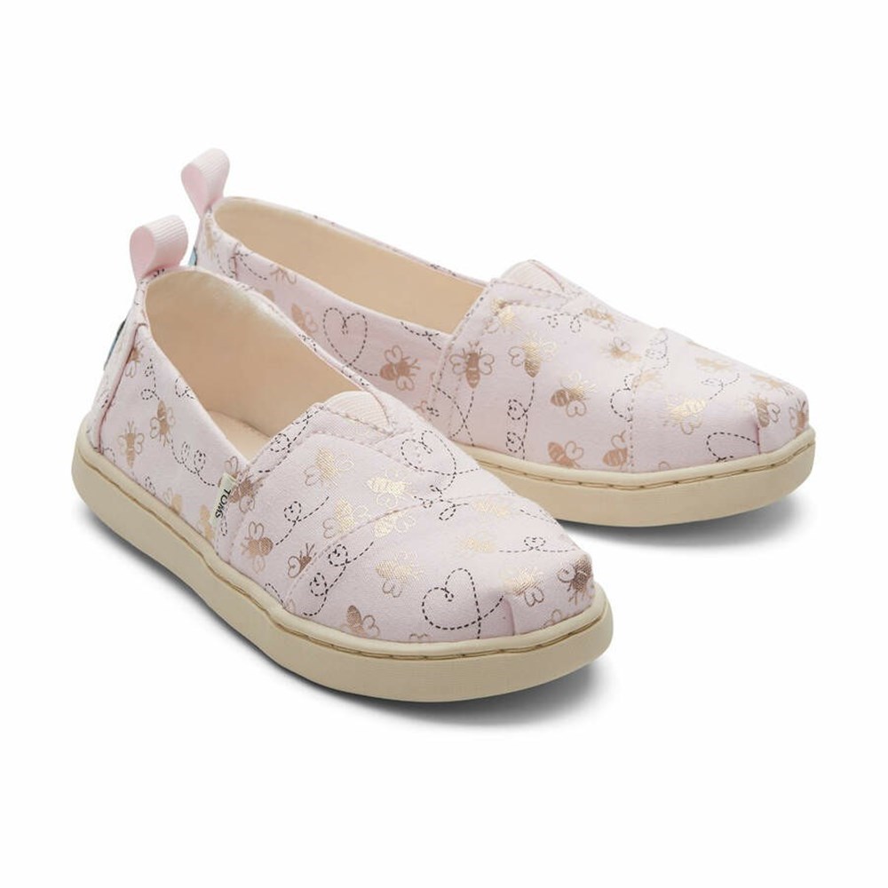 Toms Alpargata Bee Mine Makosen Ayakkabı Çocuk Pembe | JZO103675