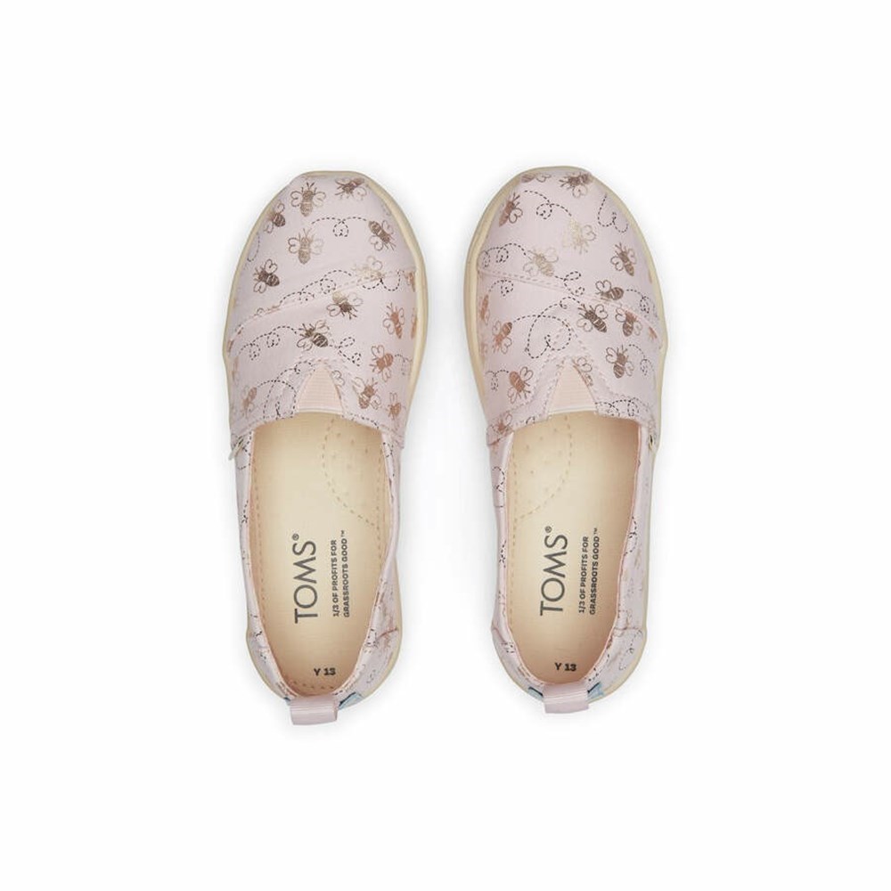 Toms Alpargata Bee Mine Makosen Ayakkabı Çocuk Pembe | JZO103675