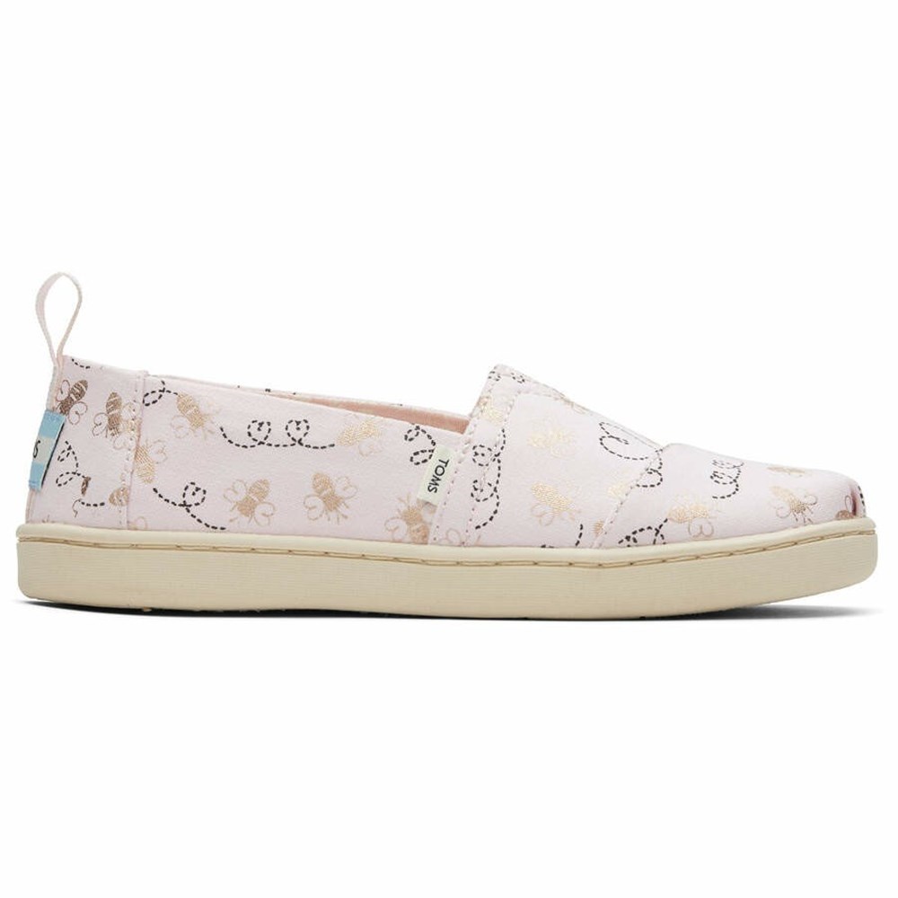 Toms Alpargata Bee Mine Makosen Ayakkabı Çocuk Pembe | JZO103675