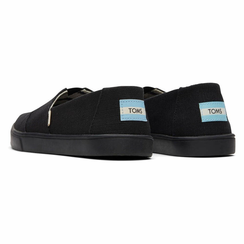 Toms Alpargata Cupsole Makosen Ayakkabı Kadın Siyah | REA154238