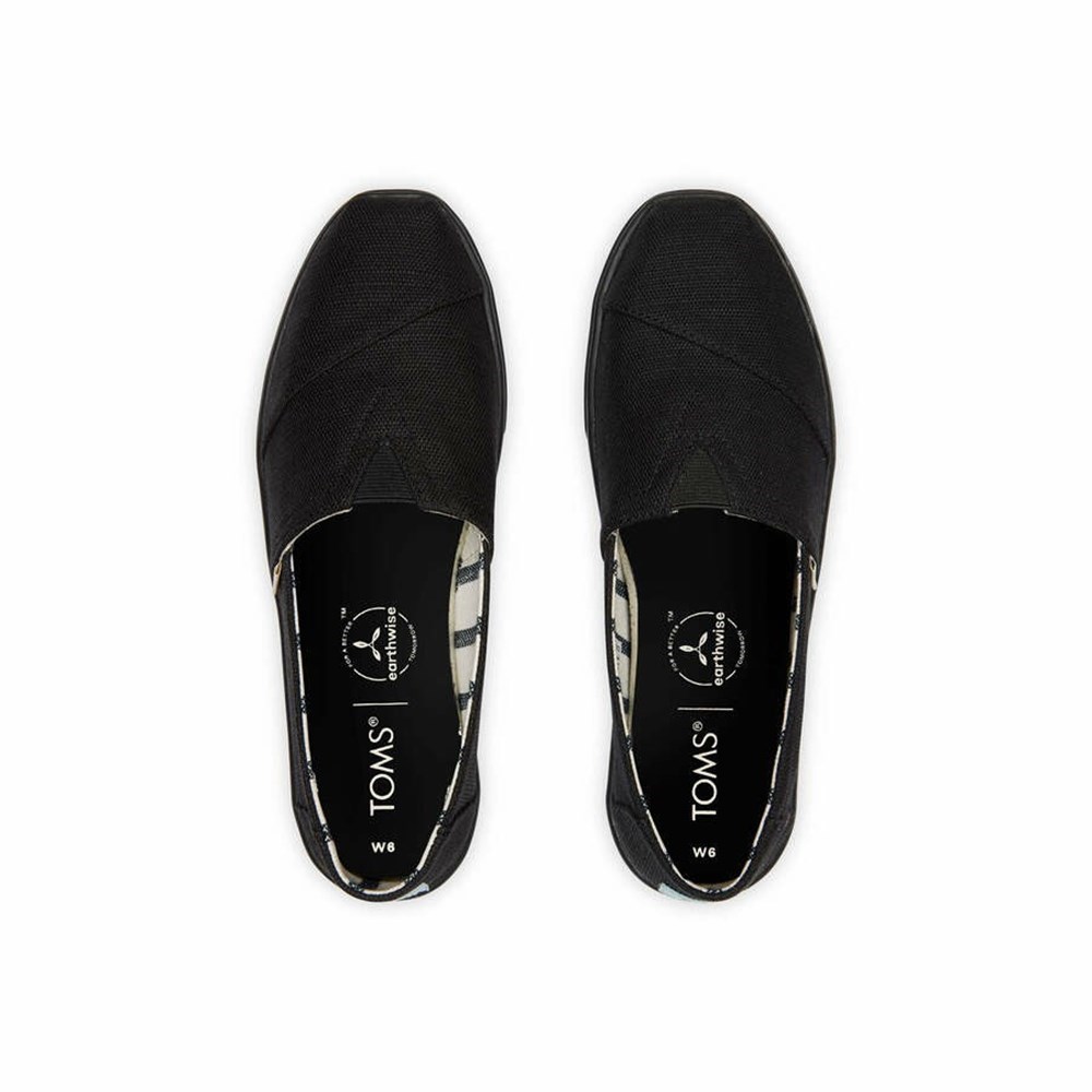 Toms Alpargata Cupsole Makosen Ayakkabı Kadın Siyah | REA154238