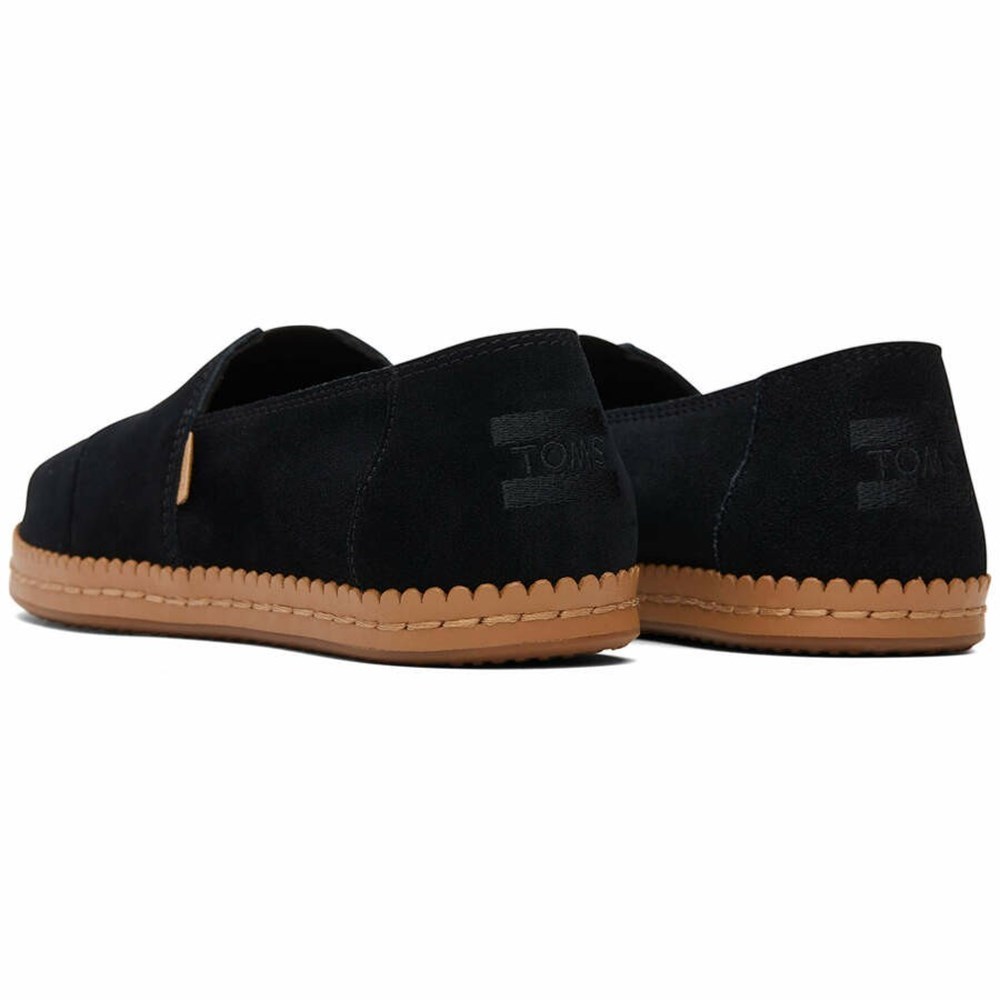 Toms Alpargata Deri Wrap Makosen Ayakkabı Kadın Siyah | DIP780241