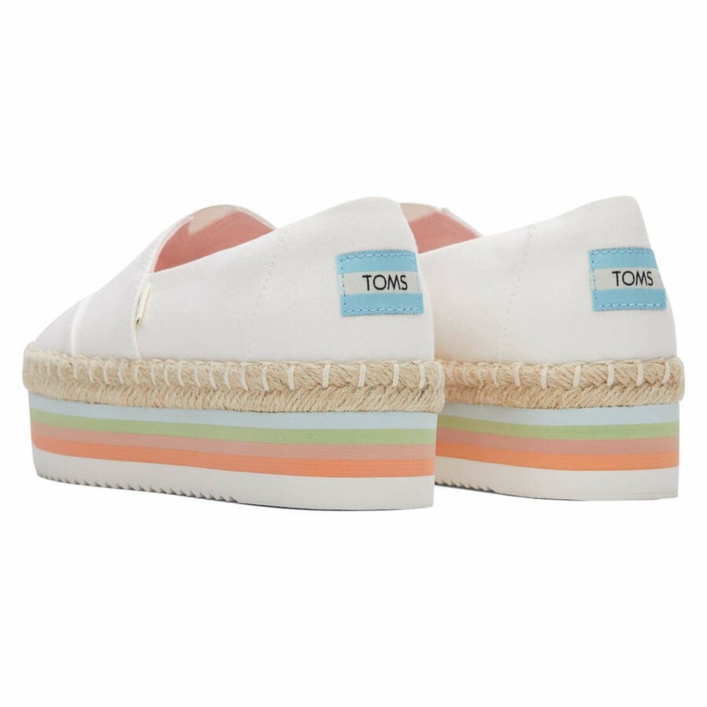 Toms Alpargata High Platform Ayakkabı Kadın Beyaz | STM274931