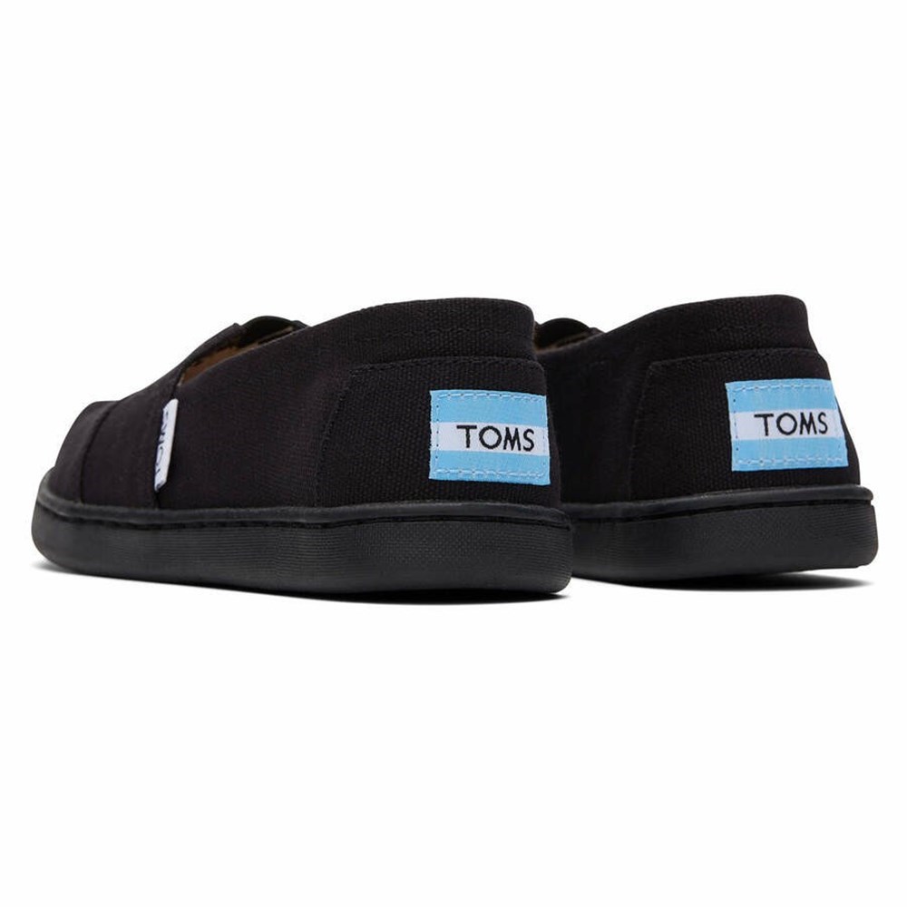 Toms Alpargata Kanvas Makosen Ayakkabı Çocuk Siyah | IKT017249