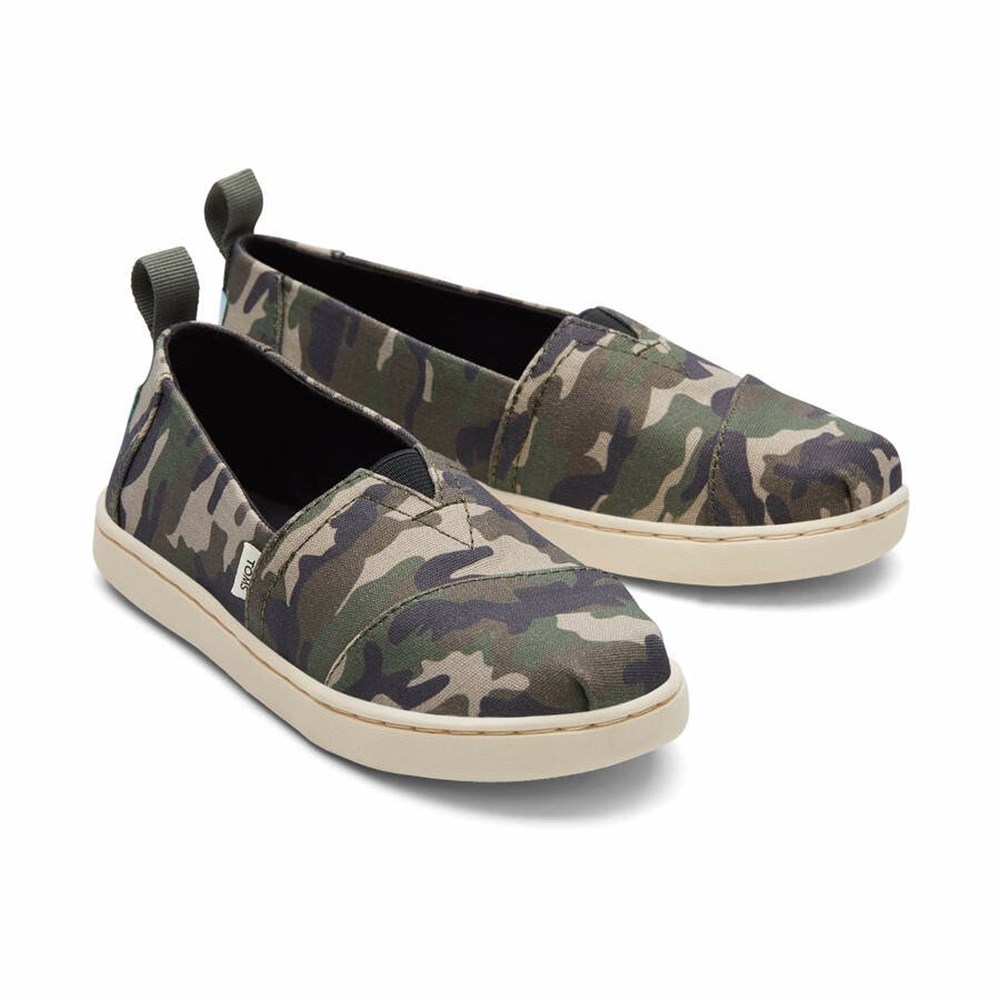 Toms Alpargata Makosen Ayakkabı Çocuk Camo | XUS610724