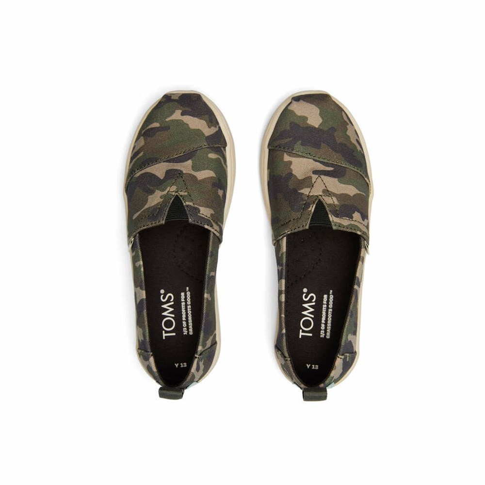 Toms Alpargata Makosen Ayakkabı Çocuk Camo | XUS610724