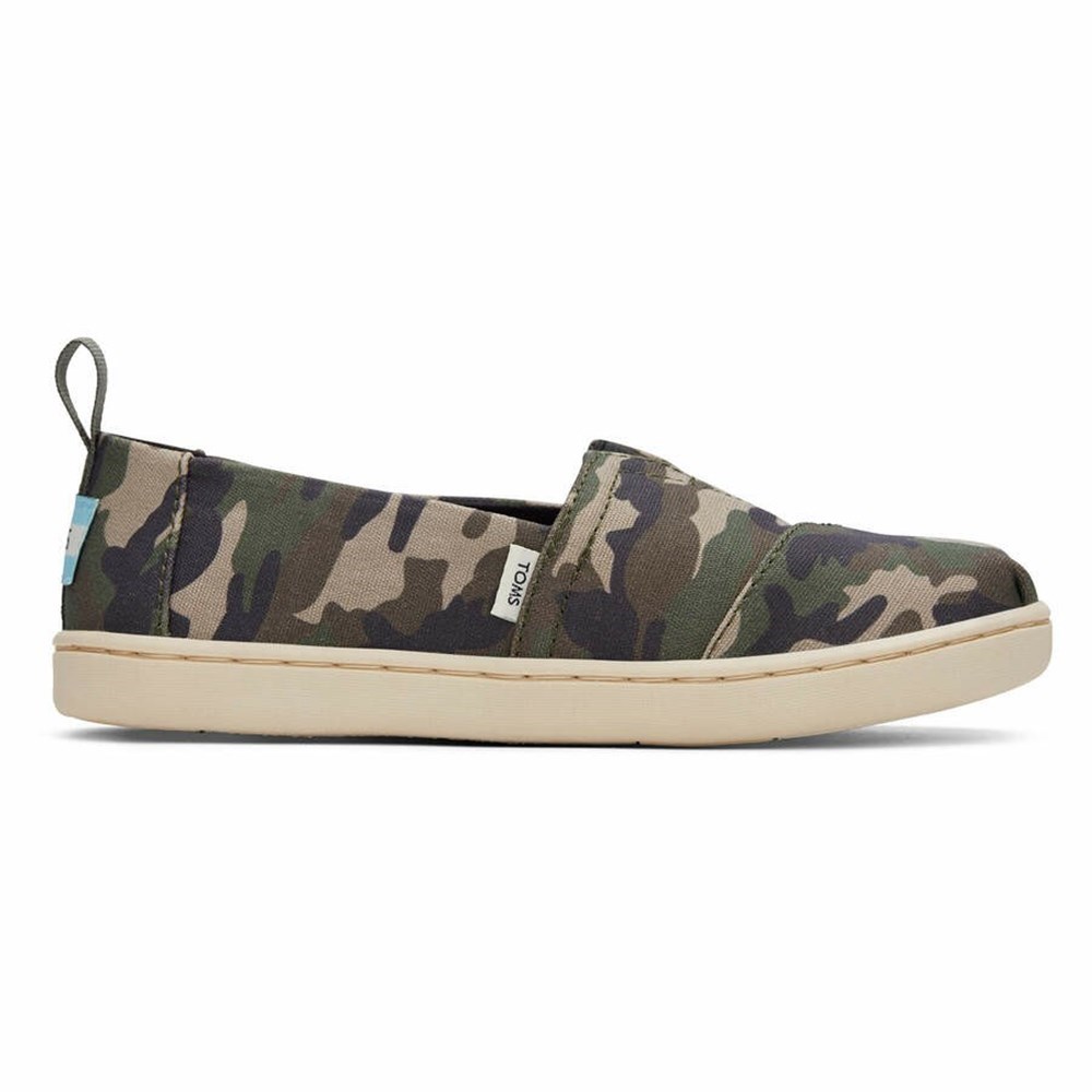 Toms Alpargata Makosen Ayakkabı Çocuk Camo | XUS610724