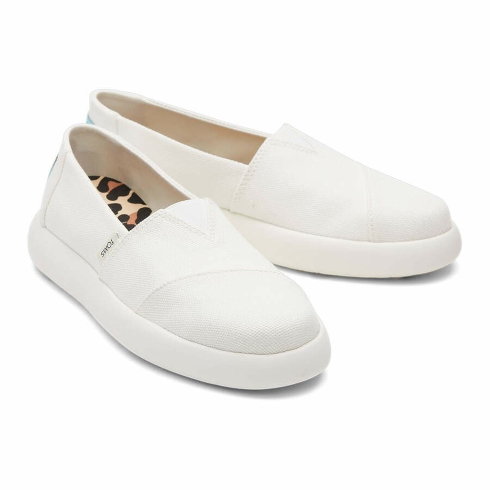 Toms Alpargata Mallow Makosen Ayakkabı Kadın Beyaz | WHD963708