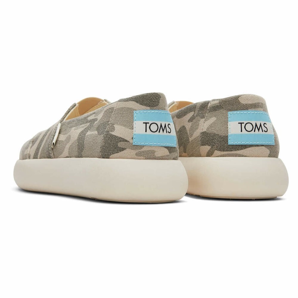 Toms Alpargata Mallow Spor Ayakkabı Kadın Gri Camo | YWU082549