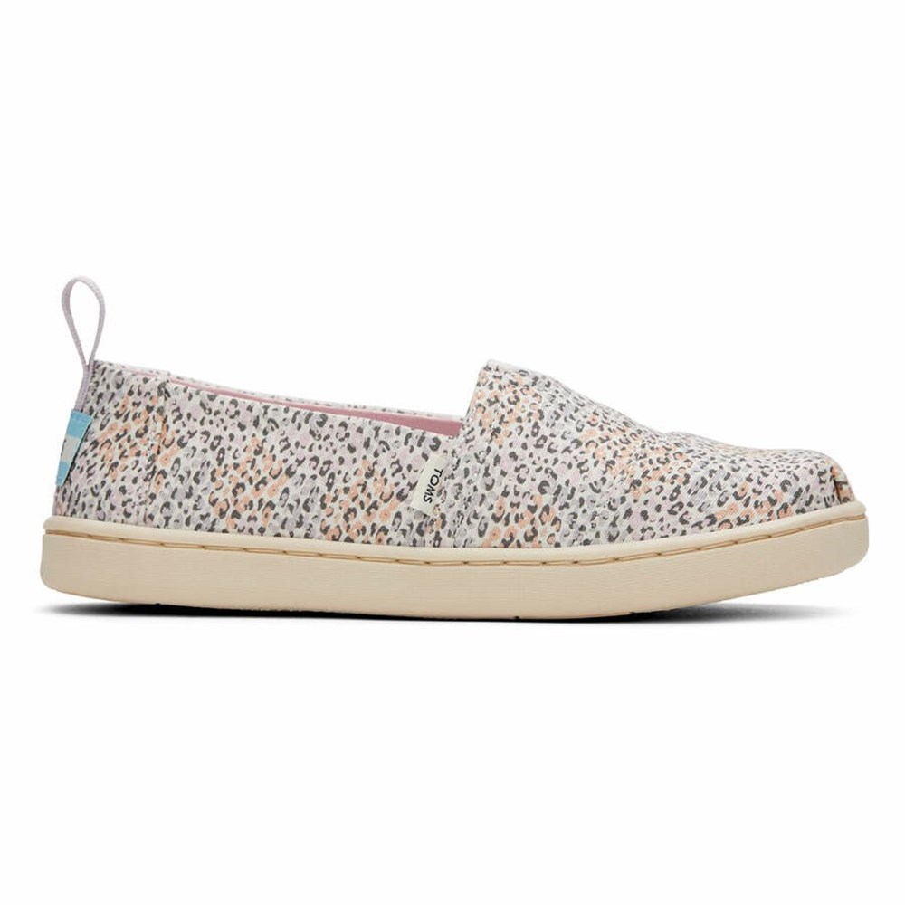 Toms Alpargata Mini Makosen Ayakkabı Çocuk Leopar | XAF827415