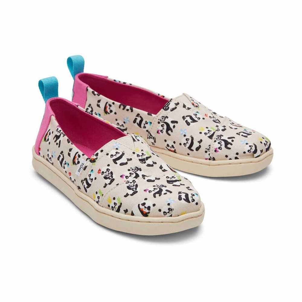 Toms Alpargata Panda Party Makosen Ayakkabı Çocuk Bej Rengi | ICD708391