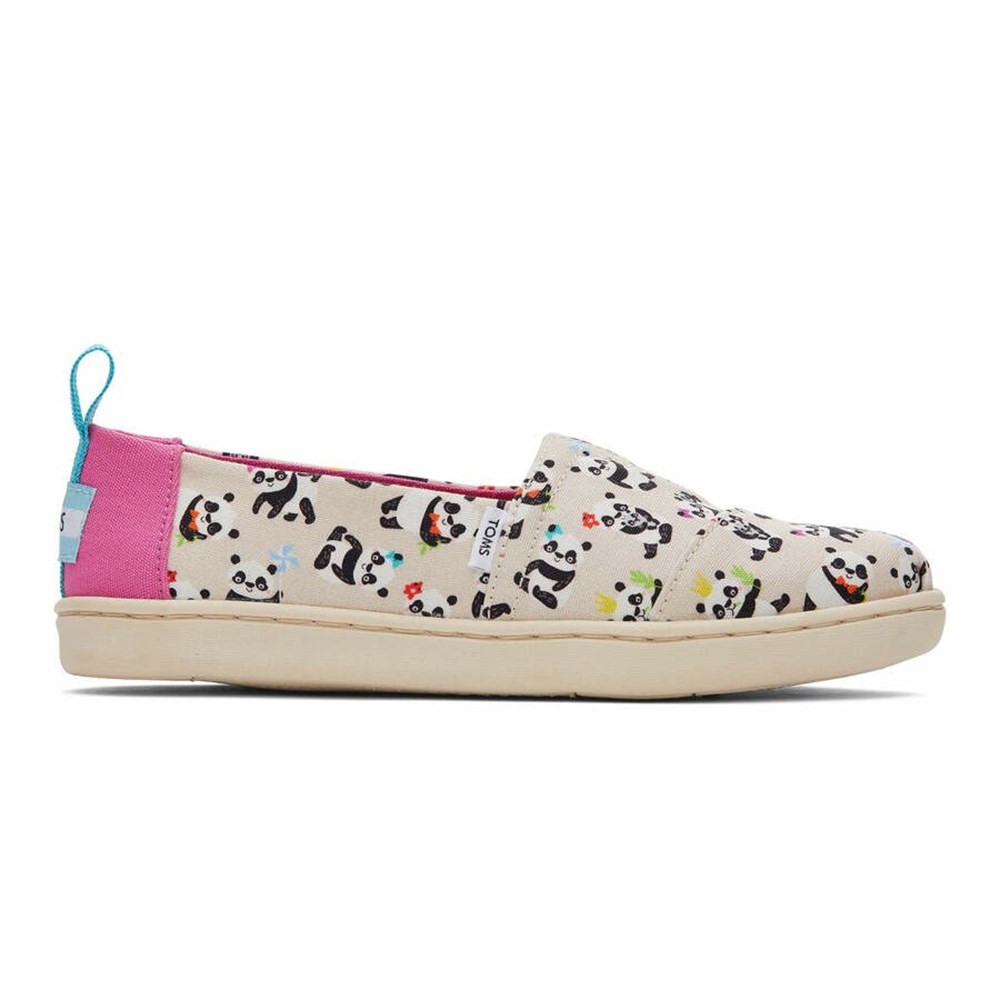 Toms Alpargata Panda Party Makosen Ayakkabı Çocuk Bej Rengi | ICD708391