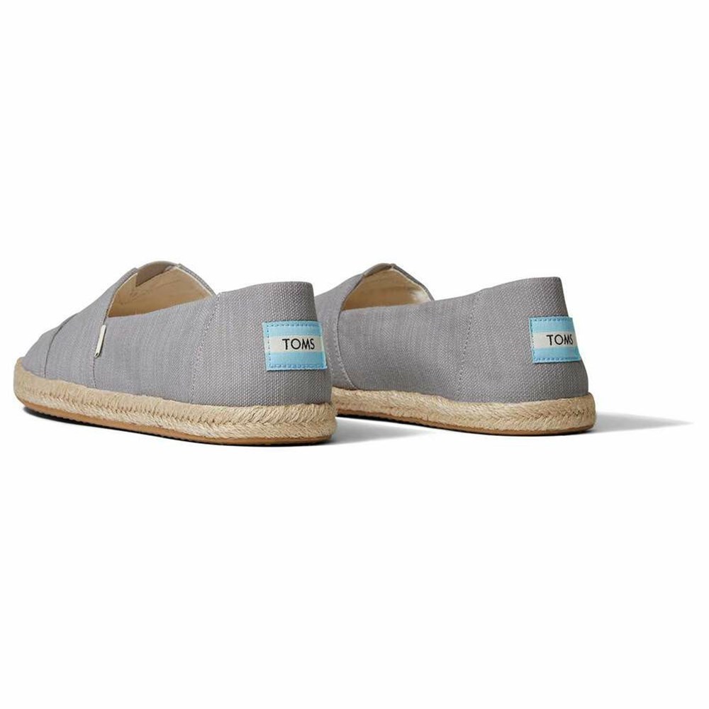 Toms Alpargata Rope Espadril Erkek Koyu Gri | ZWM261790