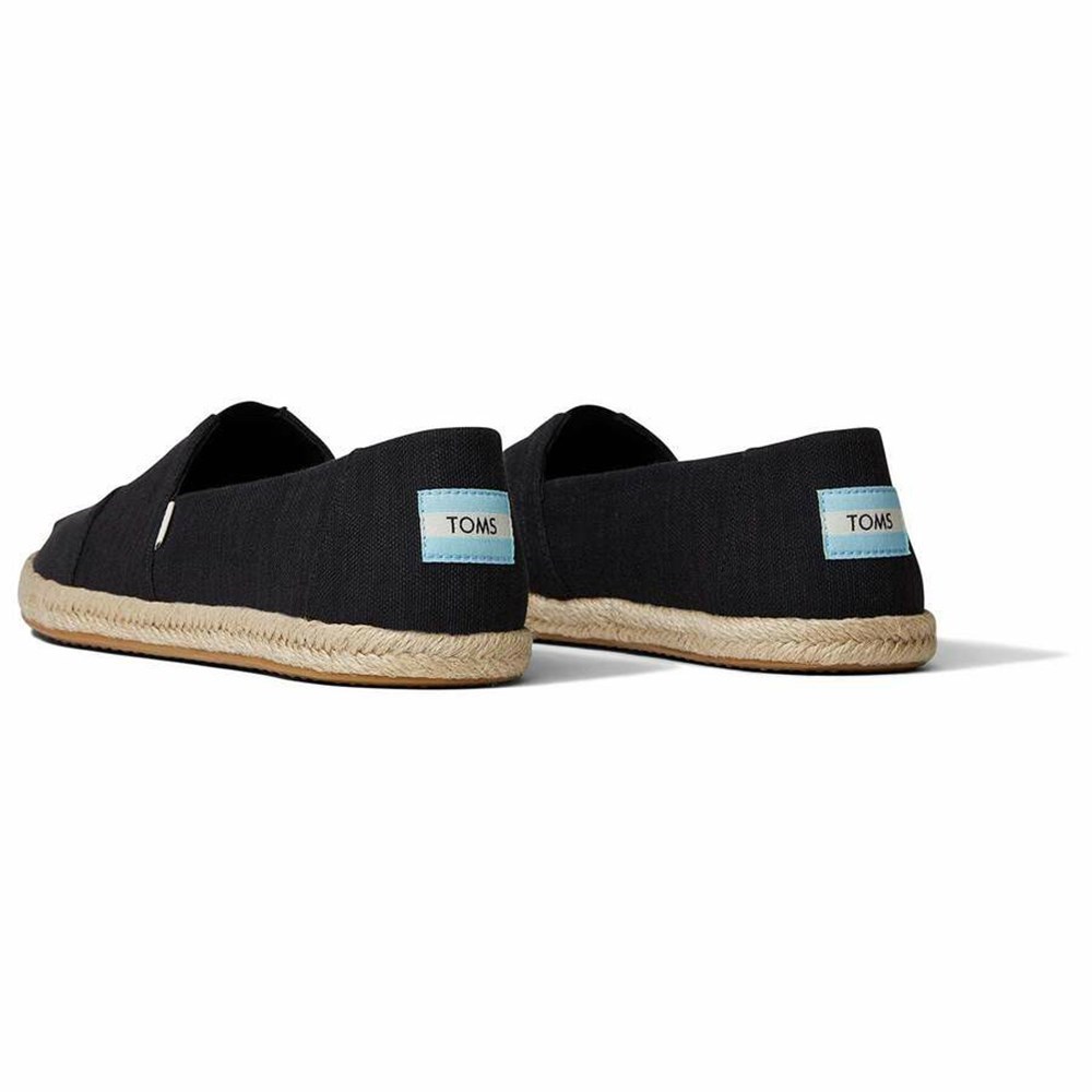 Toms Alpargata Rope Espadril Erkek Siyah | BDH324810