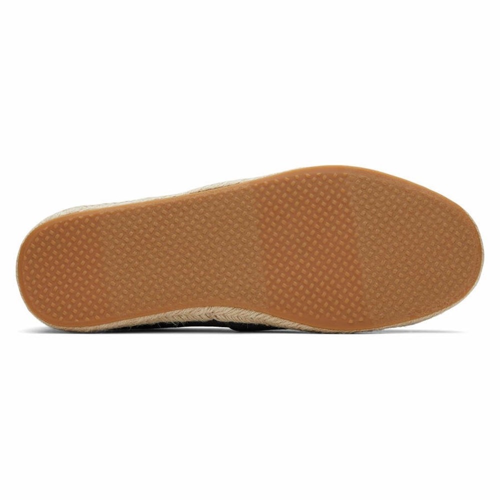 Toms Alpargata Rope Espadril Erkek Siyah | ZTC431290