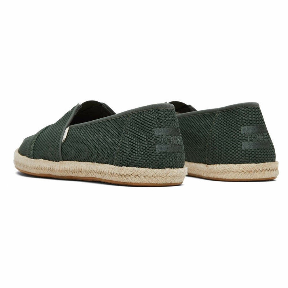 Toms Alpargata Rope Espadril Erkek Yeşil | YBJ920674