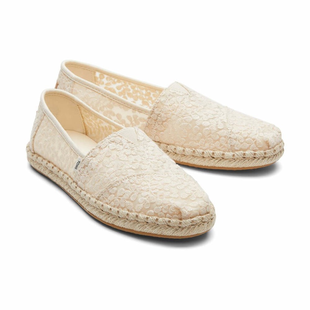 Toms Alpargata Rope Espadril Kadın Bej Rengi | XCB627905
