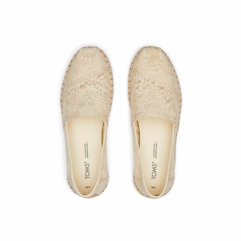 Toms Alpargata Rope Espadril Kadın Bej Rengi | XCB627905