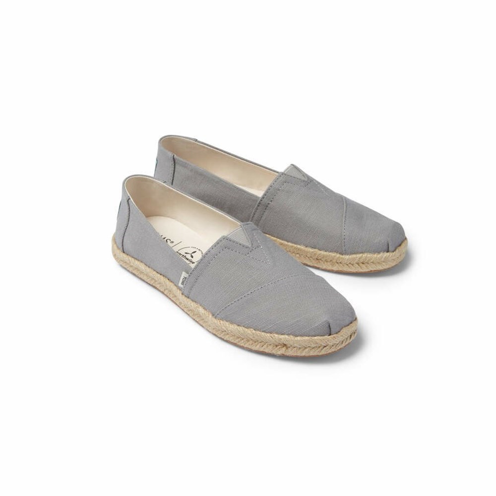 Toms Alpargata Rope Espadril Kadın Koyu Gri | ZCE652038