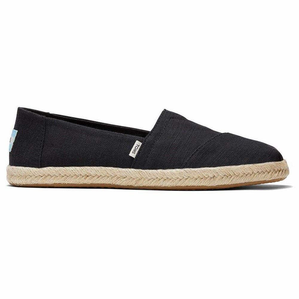 Toms Alpargata Rope Espadril Kadın Siyah | HUB856937