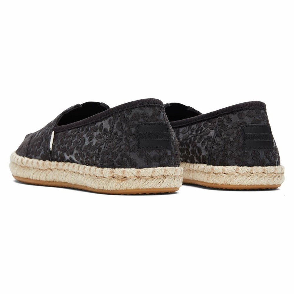 Toms Alpargata Rope Espadril Kadın Siyah | LKB896513