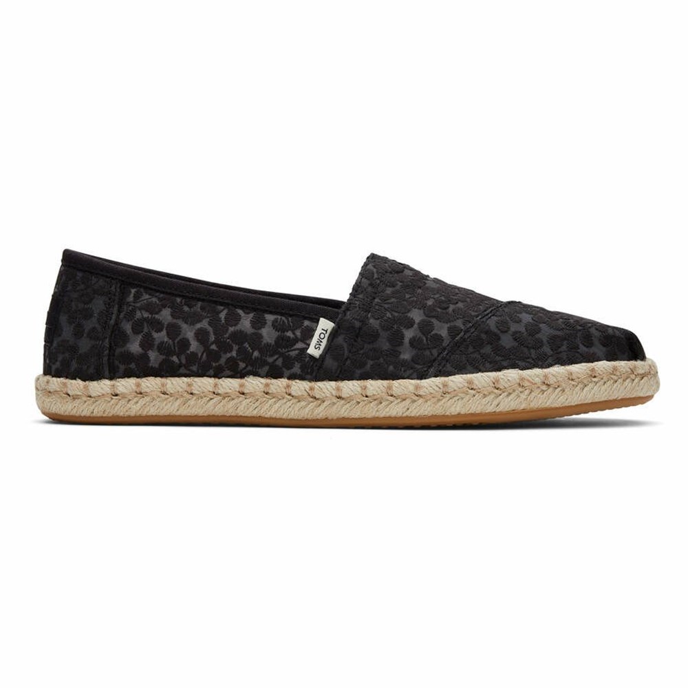 Toms Alpargata Rope Espadril Kadın Siyah | LKB896513