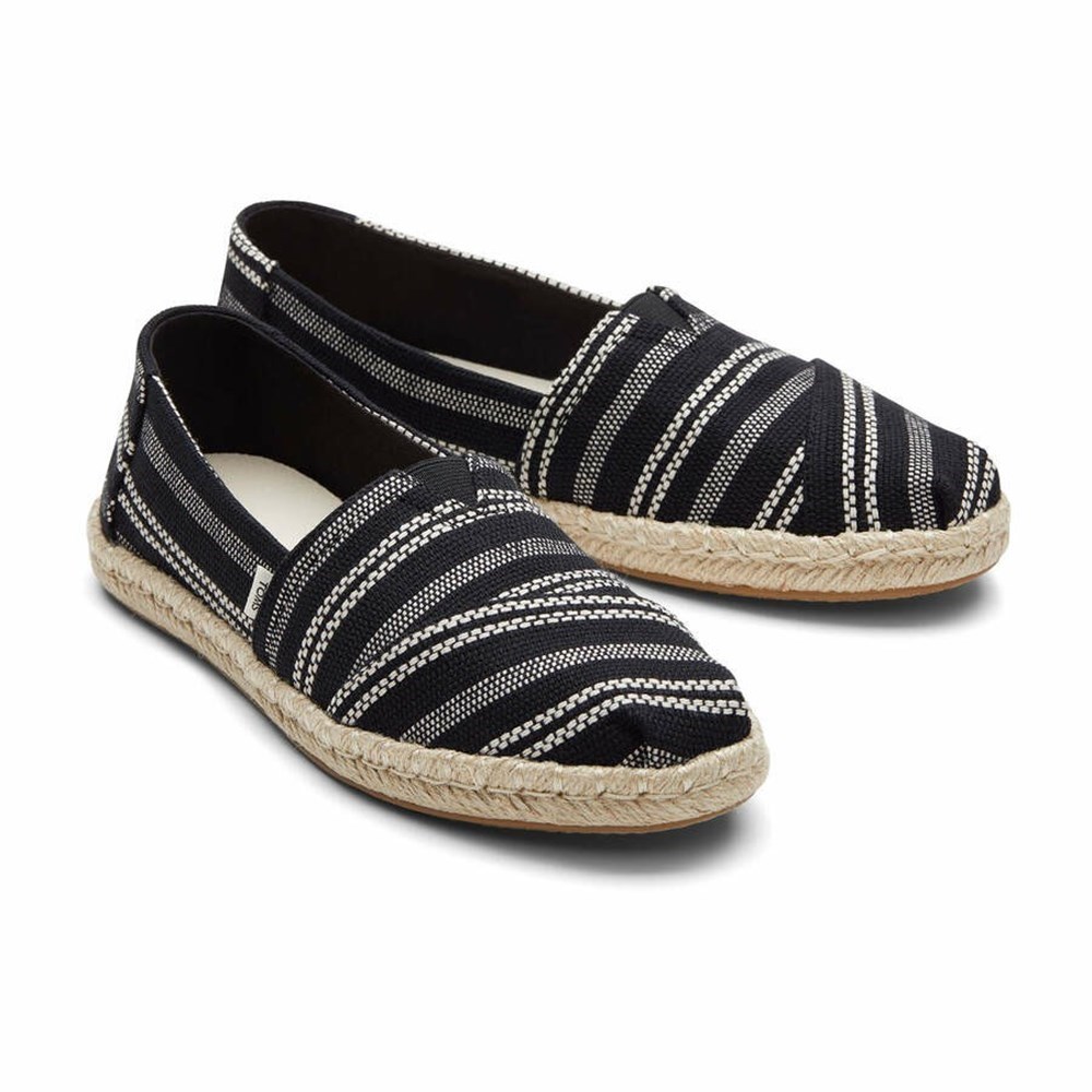 Toms Alpargata Rope Espadril Kadın Siyah | MCZ973801