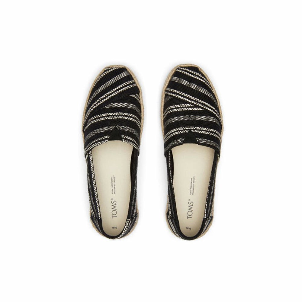 Toms Alpargata Rope Espadril Kadın Siyah | MCZ973801