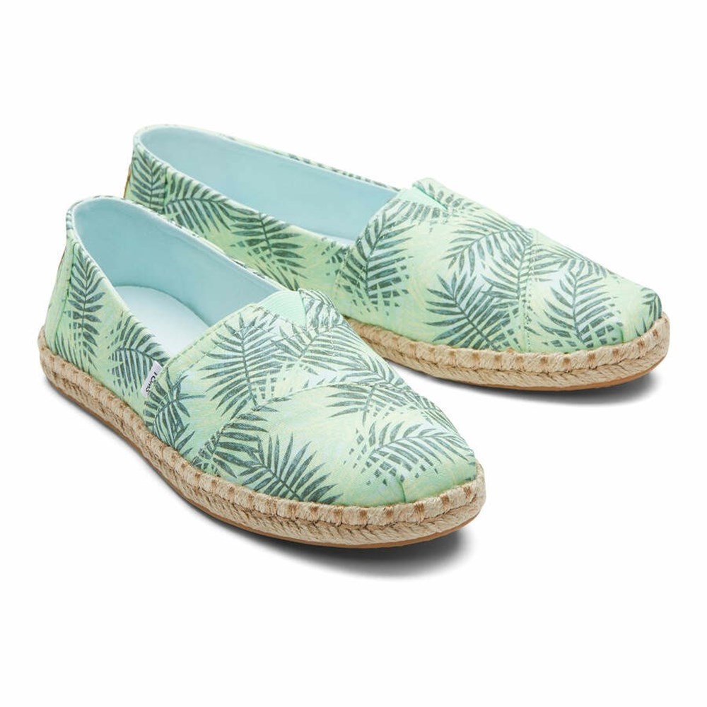 Toms Alpargata Rope Espadril Kadın Yeşil | TUX763842