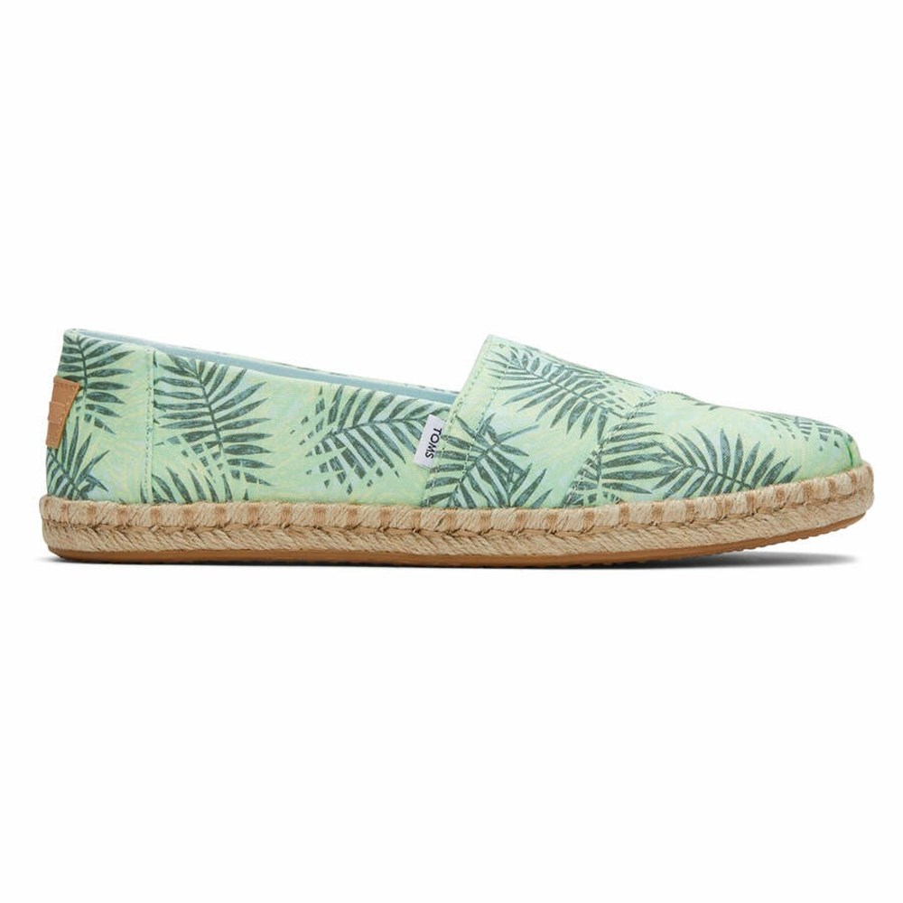 Toms Alpargata Rope Espadril Kadın Yeşil | TUX763842