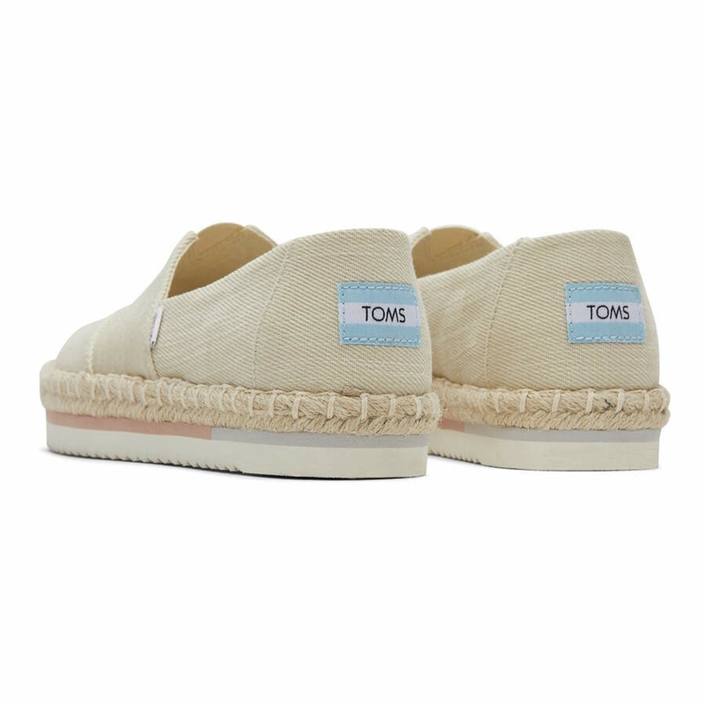 Toms Alpargata Rope Platform Ayakkabı Kadın Bej Rengi | ENC401693