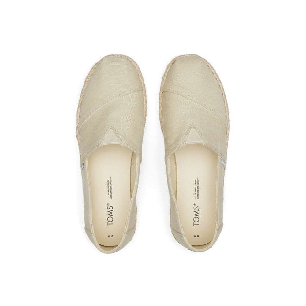 Toms Alpargata Rope Platform Ayakkabı Kadın Bej Rengi | ENC401693