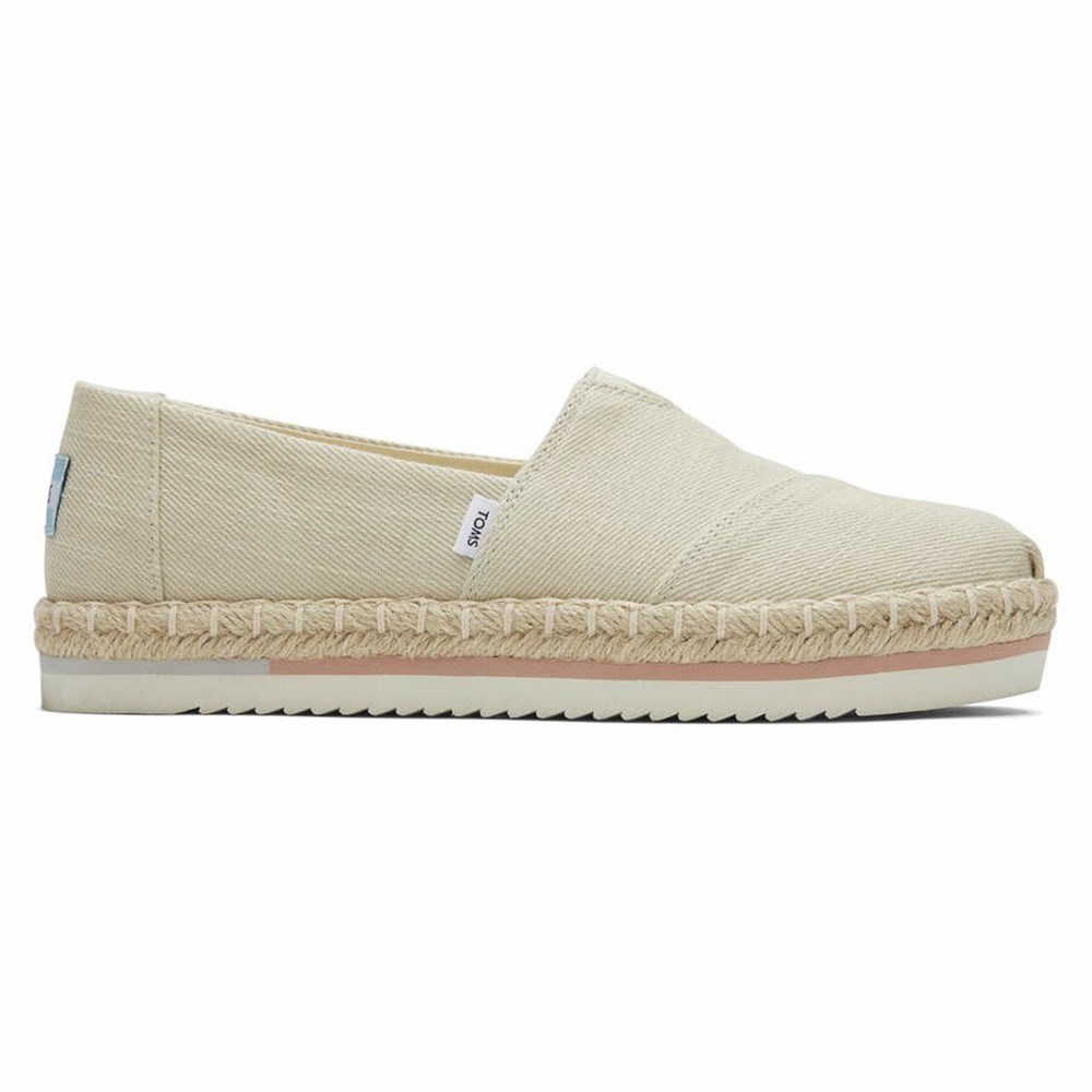 Toms Alpargata Rope Platform Ayakkabı Kadın Bej Rengi | ENC401693
