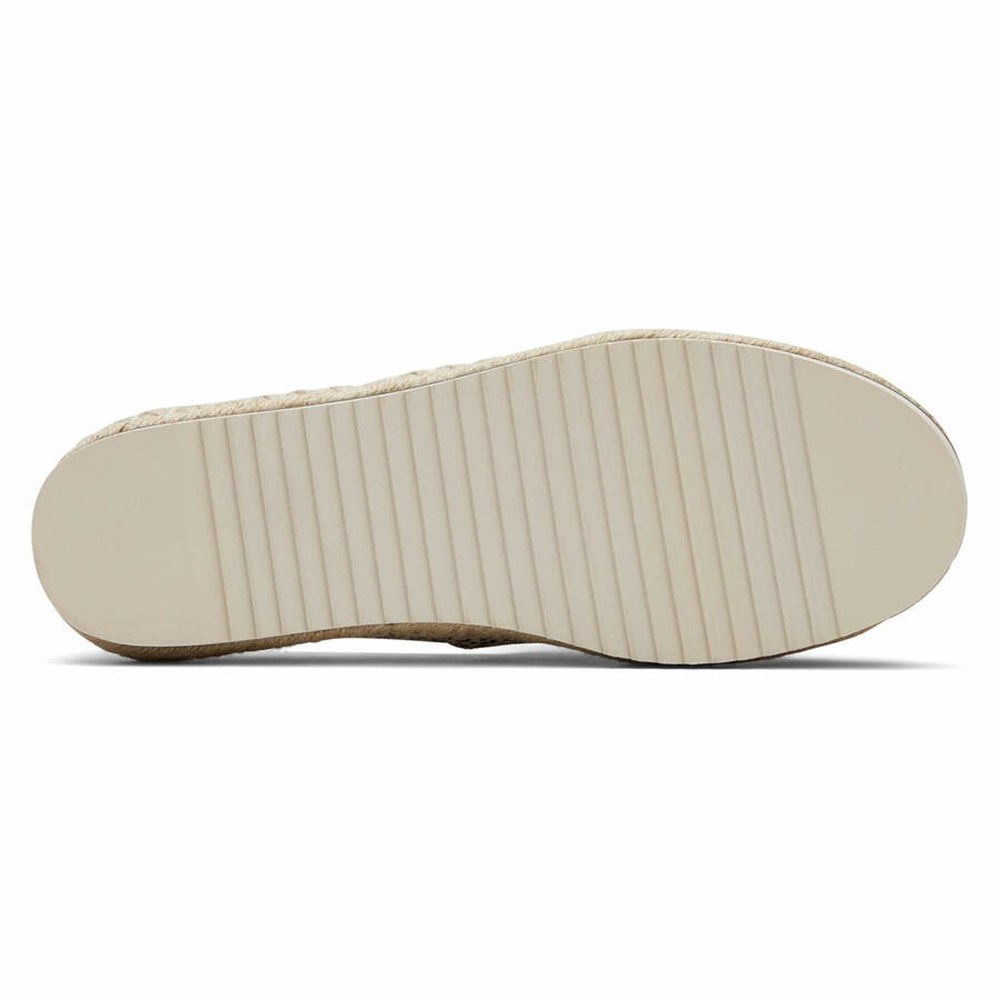 Toms Alpargata Rope Platform Ayakkabı Kadın Bej Rengi | IGU471850