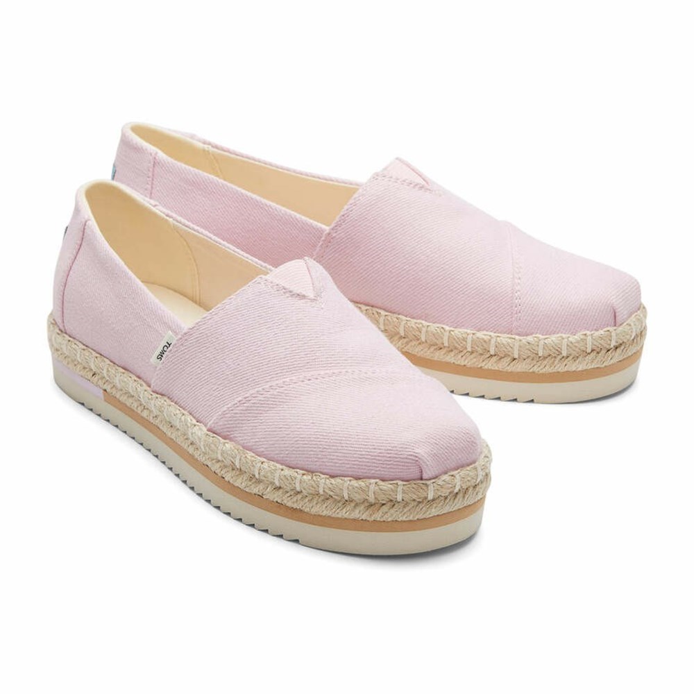 Toms Alpargata Rope Platform Ayakkabı Kadın Pembe | MCP917024