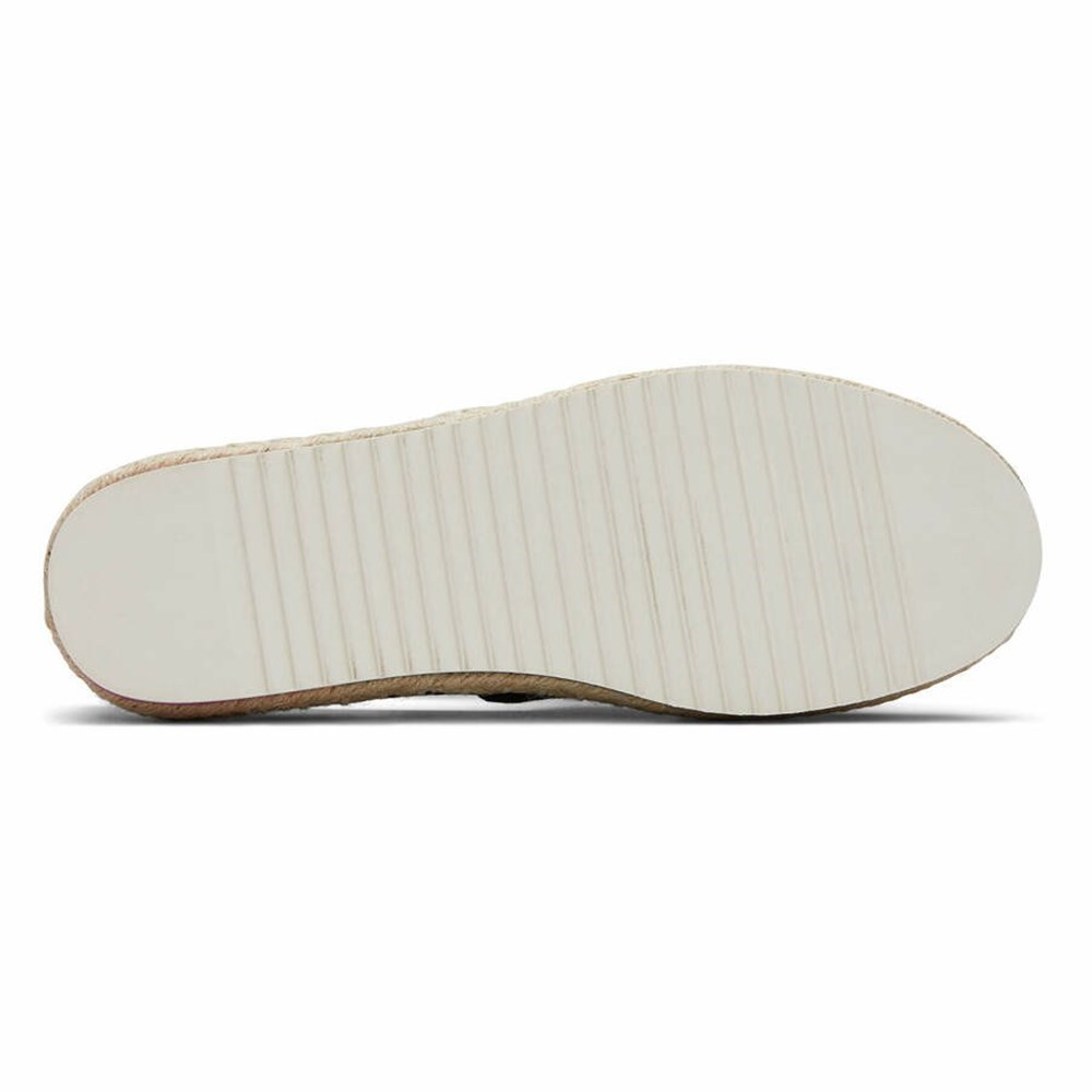 Toms Alpargata Rope Platform Ayakkabı Kadın Siyah | UJT649872