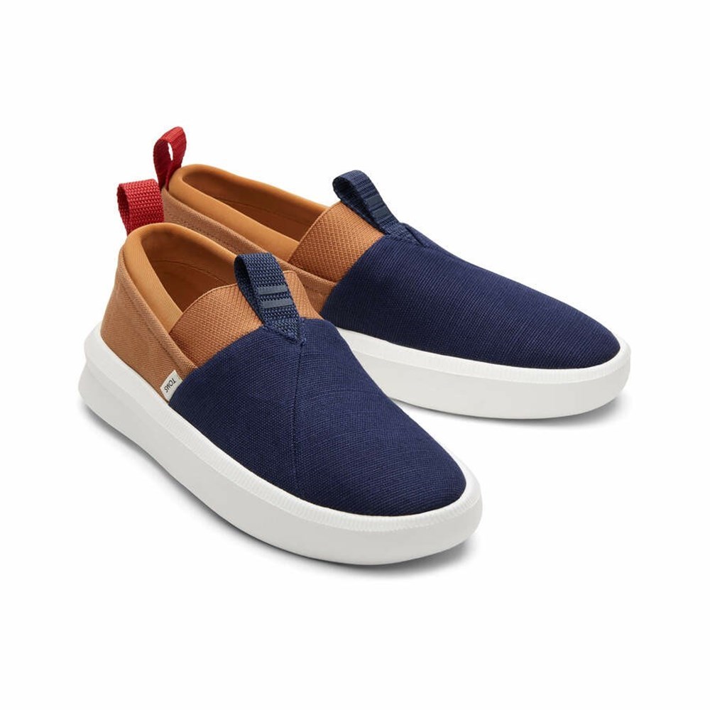 Toms Alpargata Rover Makosen Ayakkabı Erkek Lacivert | PWB942087