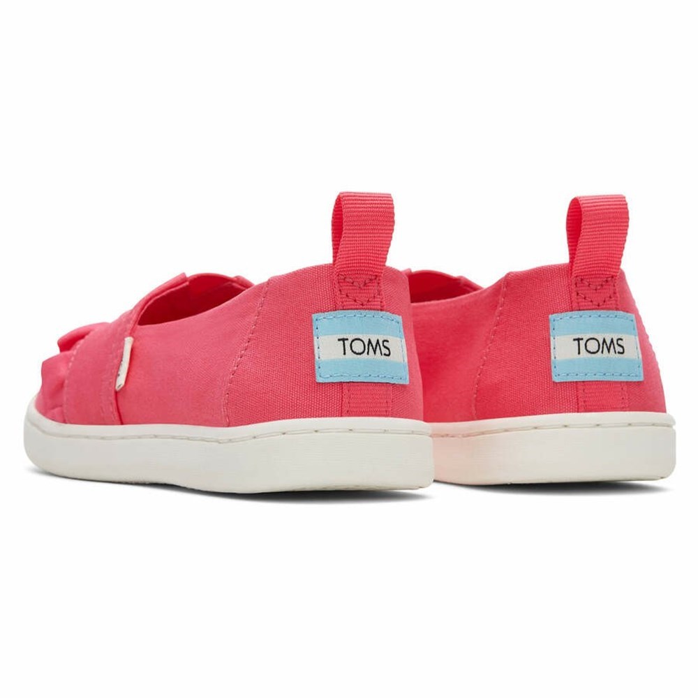 Toms Alpargata Ruffle Makosen Ayakkabı Çocuk Kırmızı | KUD345976