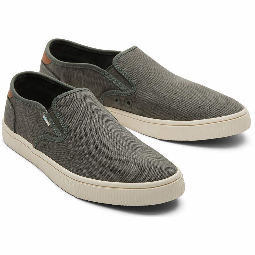 Toms Baja Makosen Ayakkabı Erkek Zeytin Yeşili | RGQ376289