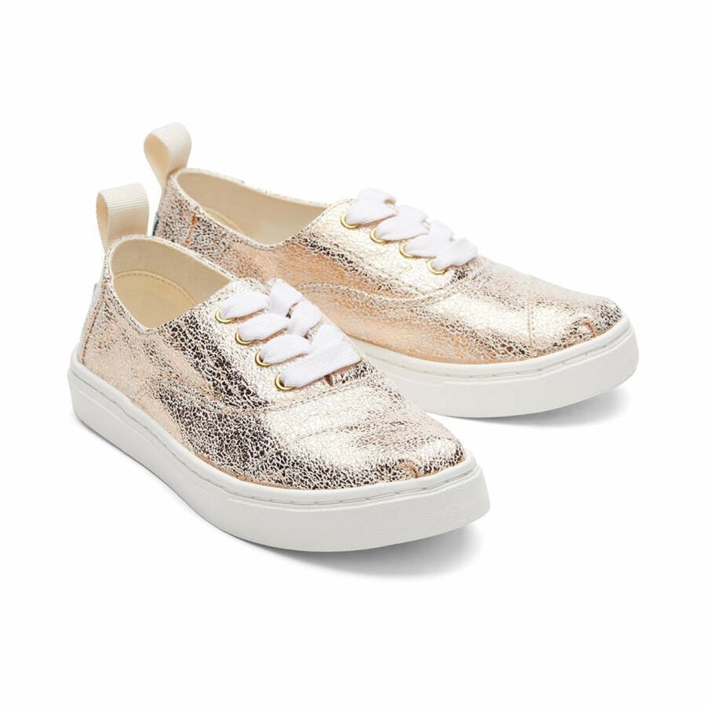 Toms Cordones Spor Ayakkabı Çocuk Altın | ZWN231495