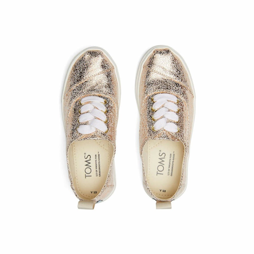 Toms Cordones Spor Ayakkabı Çocuk Altın | ZWN231495