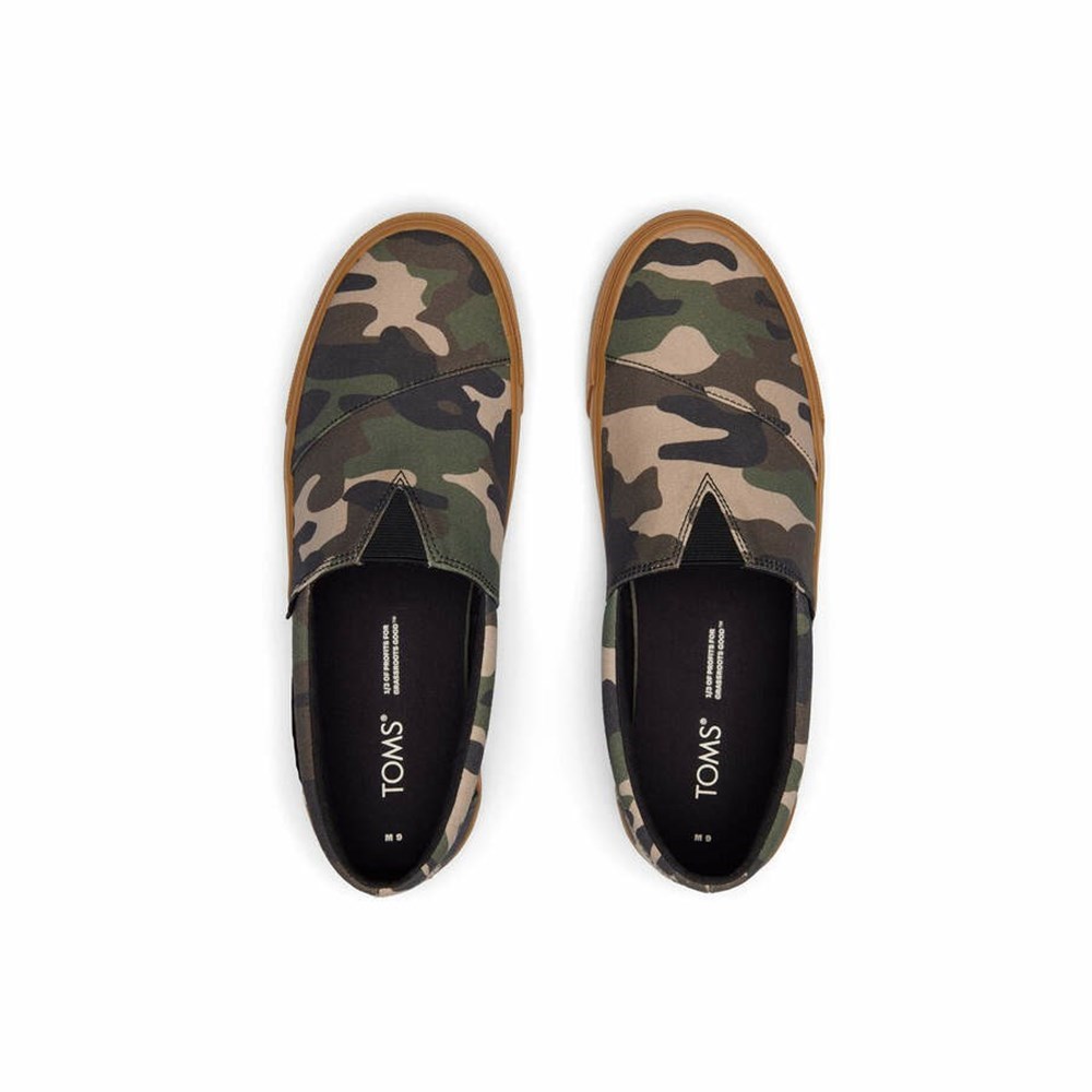 Toms Fenix Makosen Ayakkabı Erkek Yeşil | JAV871092