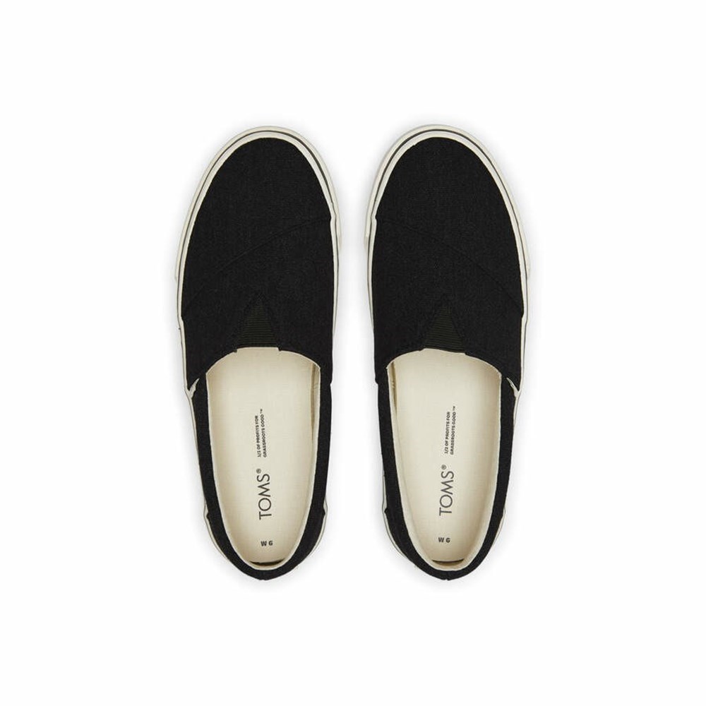 Toms Fenix Makosen Ayakkabı Kadın Siyah | VCD057362
