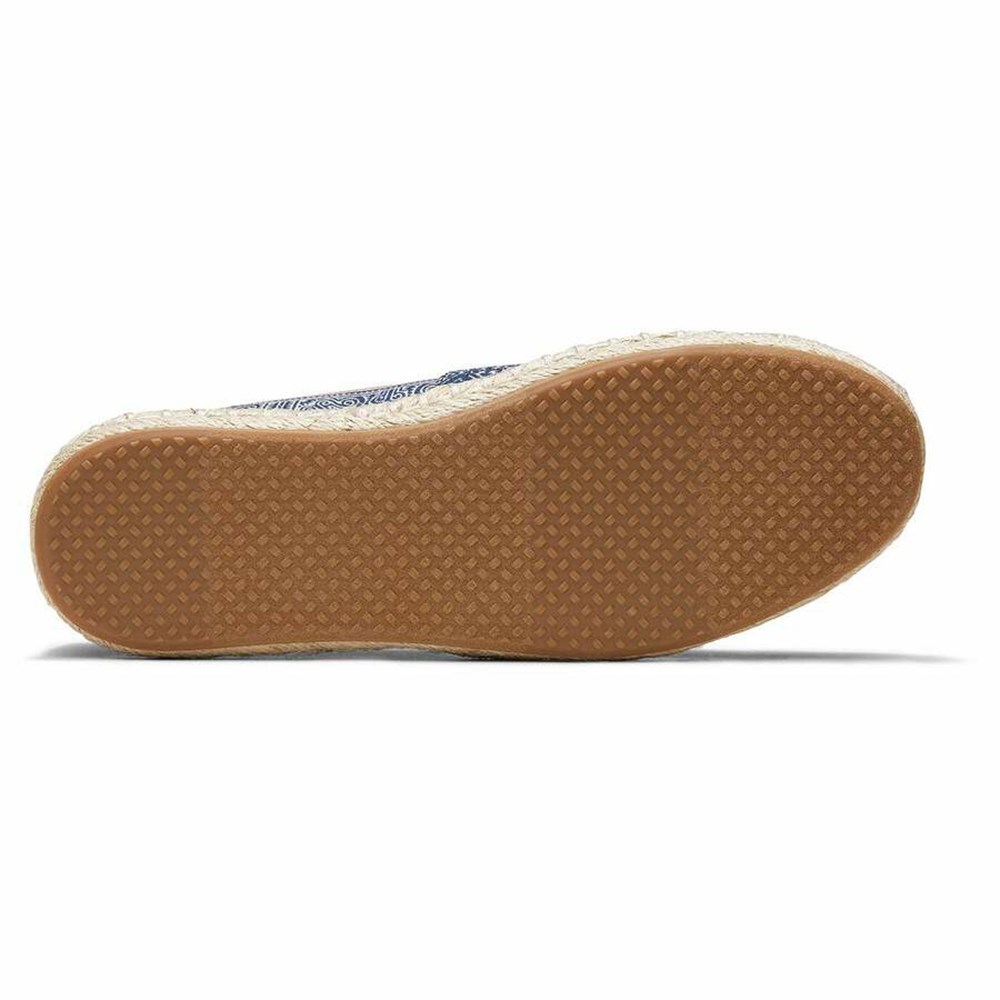 Toms Hmong Indigo Floral Rope Espadril Kadın Indigo | ABE983176