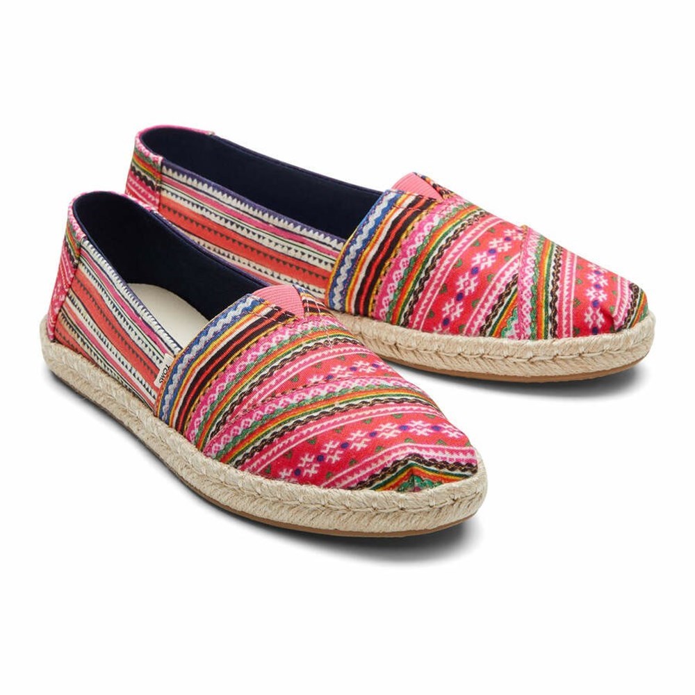Toms Hmong Tapestry Rope Espadril Kadın Renkli | NVZ507961