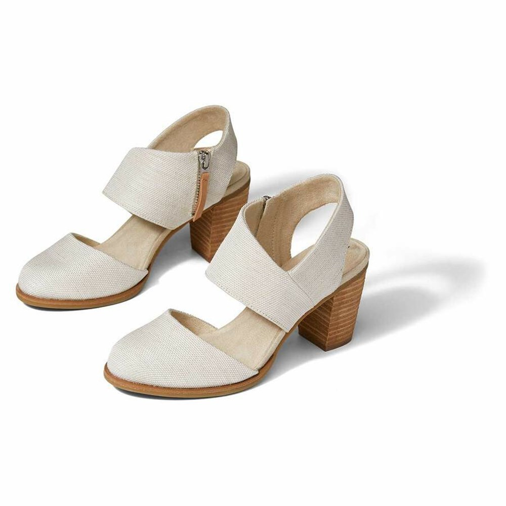 Toms Majorca Closed Burunlu Dolgu Topuklu Kadın Bej Rengi | OBU261578