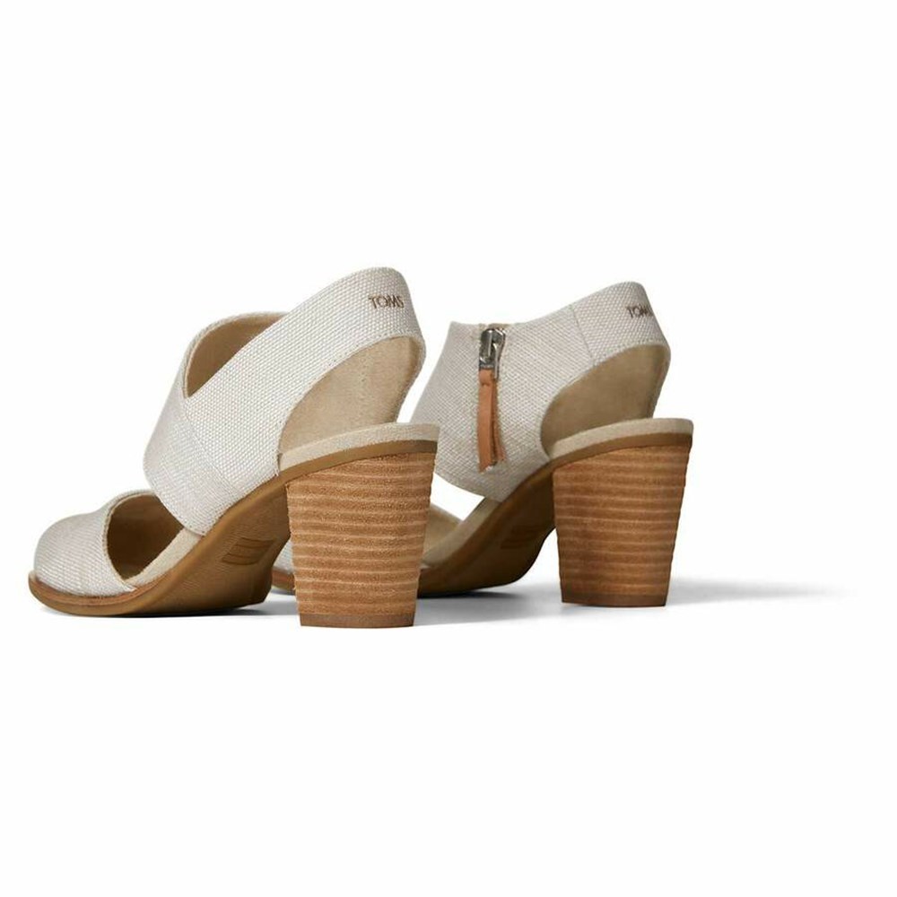 Toms Majorca Closed Burunlu Dolgu Topuklu Kadın Bej Rengi | OBU261578
