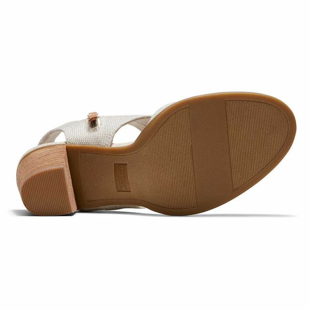 Toms Majorca Closed Burunlu Dolgu Topuklu Kadın Bej Rengi | OBU261578