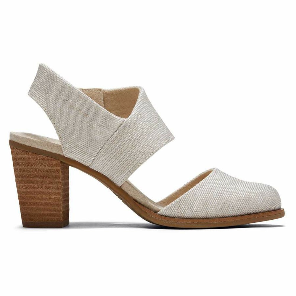 Toms Majorca Closed Burunlu Dolgu Topuklu Kadın Bej Rengi | OBU261578