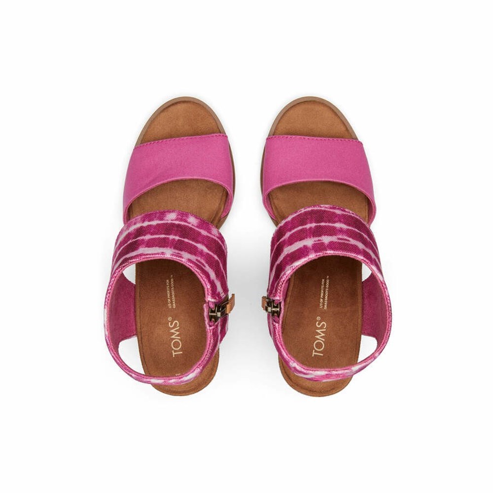 Toms Majorca Cutout Dolgu Topuklu Kadın Pembe | BIC267985